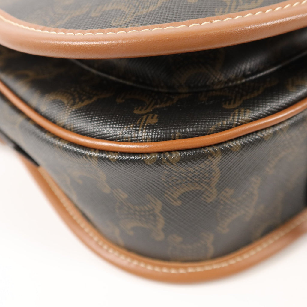 Celine Folco · Coated Canvas Shoulder Bag