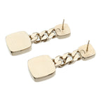CHANEL CC Earrings · Tortoise & Gold