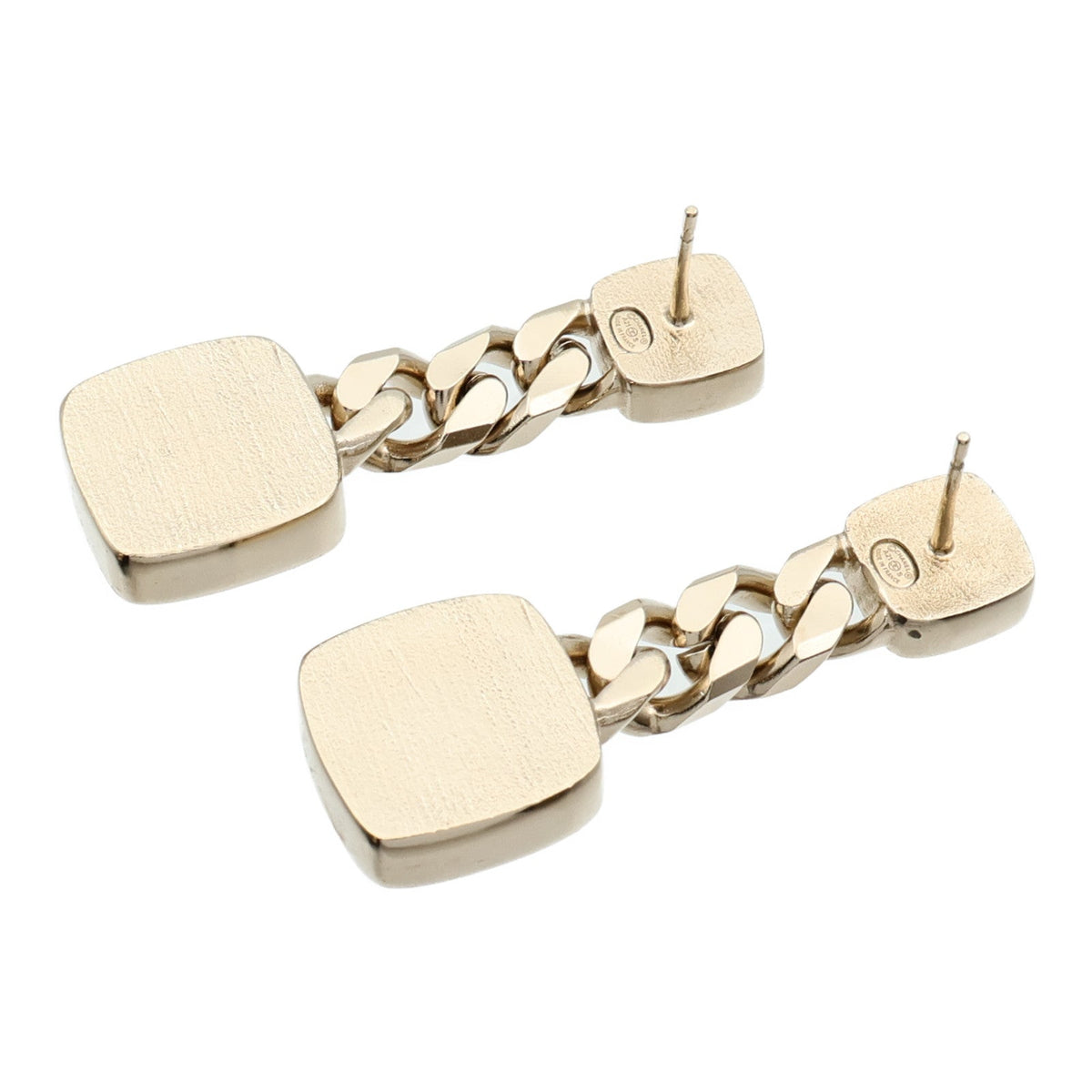 CHANEL CC Earrings · Tortoise & Gold