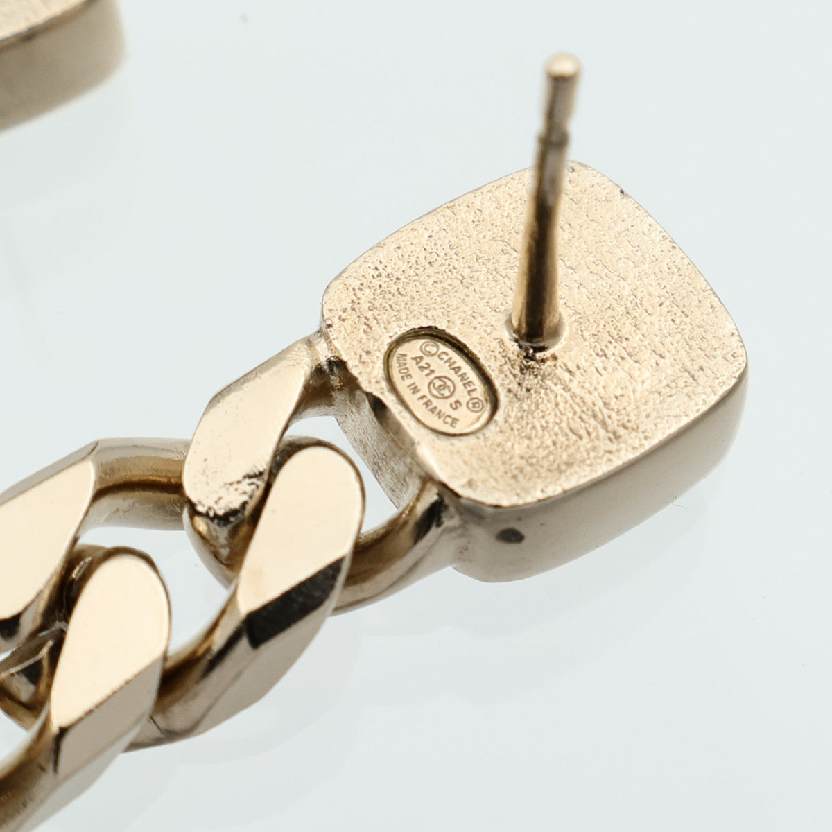 CHANEL CC Earrings · Tortoise & Gold