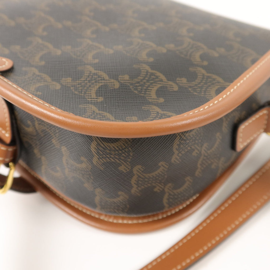 Celine Folco · Coated Canvas Shoulder Bag