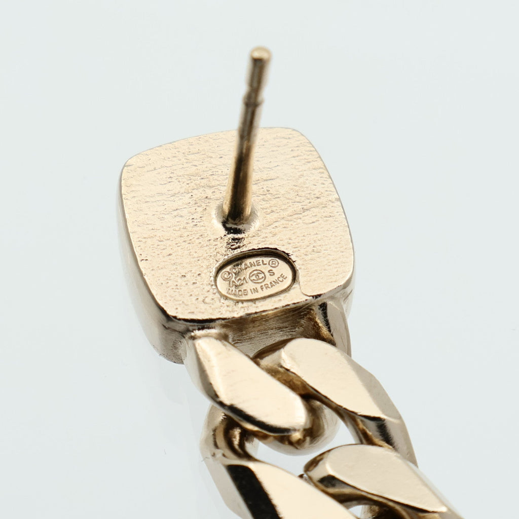 CHANEL CC Earrings · Tortoise & Gold