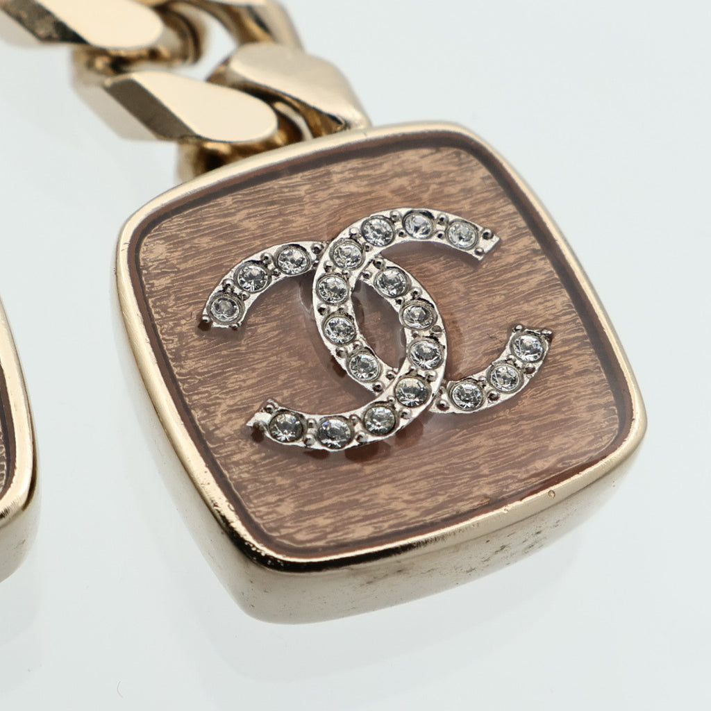 CHANEL CC Earrings · Tortoise & Gold