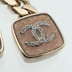CHANEL CC Earrings · Tortoise & Gold