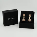 CHANEL CC Earrings · Tortoise & Gold