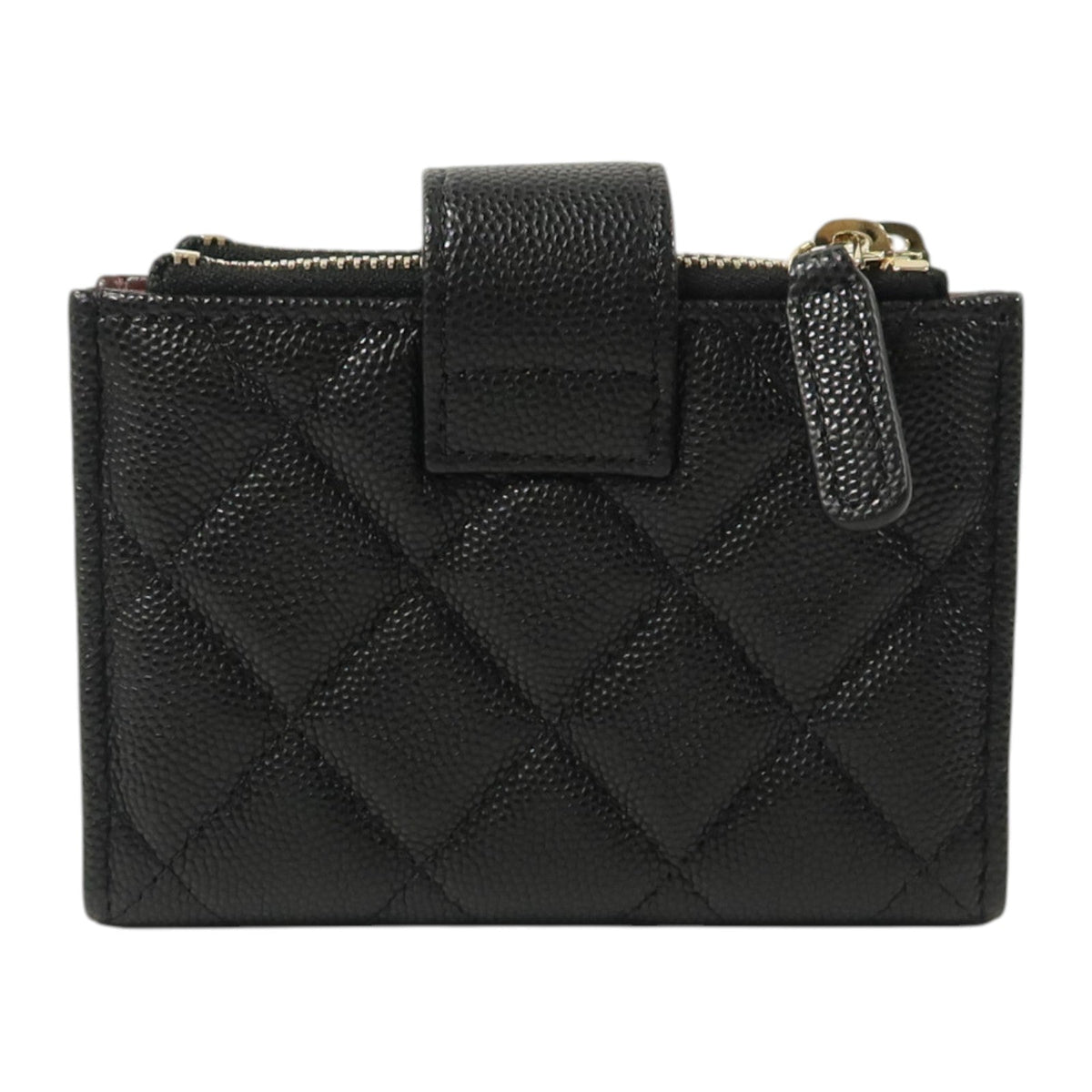 CHANEL Calfskin Card & Coin Case
