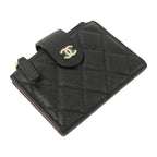 CHANEL Calfskin Card & Coin Case