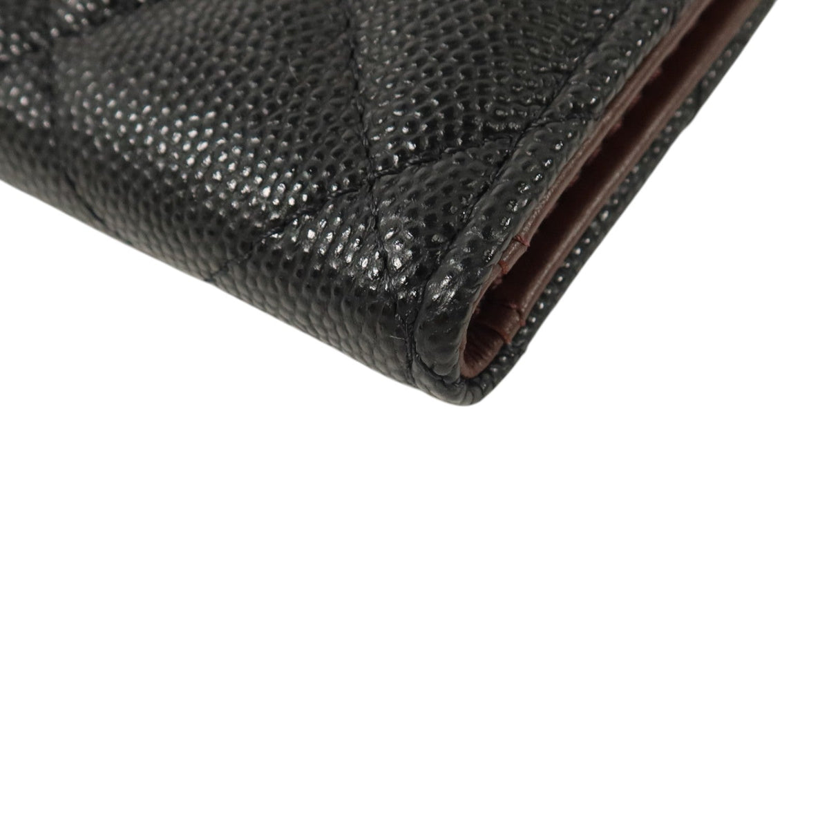 CHANEL Calfskin Card & Coin Case