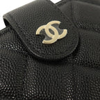 CHANEL Calfskin Card & Coin Case