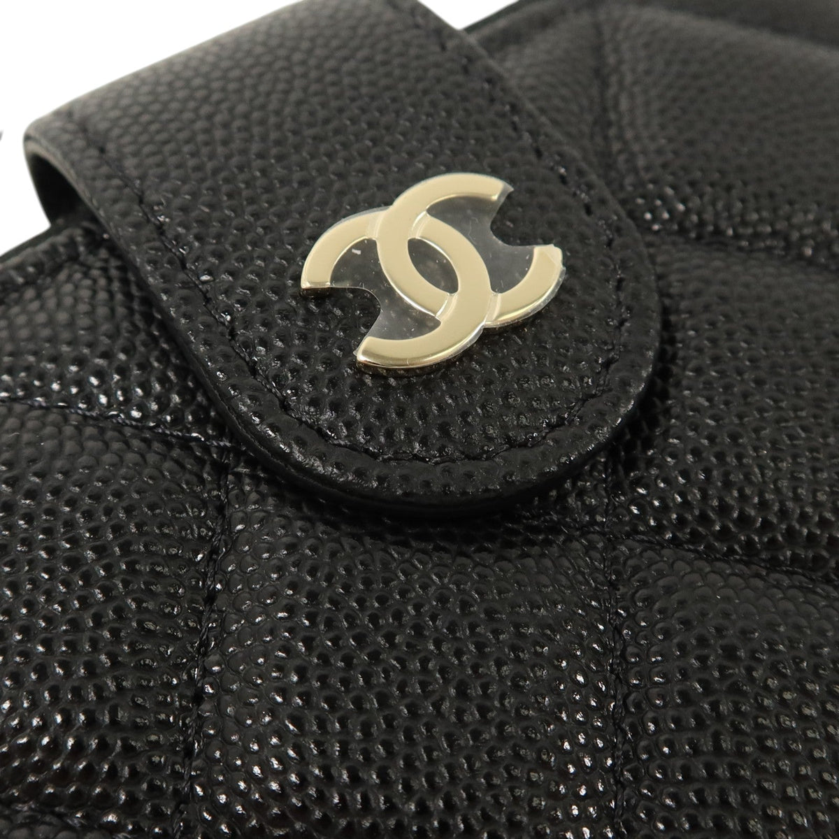CHANEL Calfskin Card & Coin Case