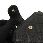 CHANEL Calfskin Card & Coin Case