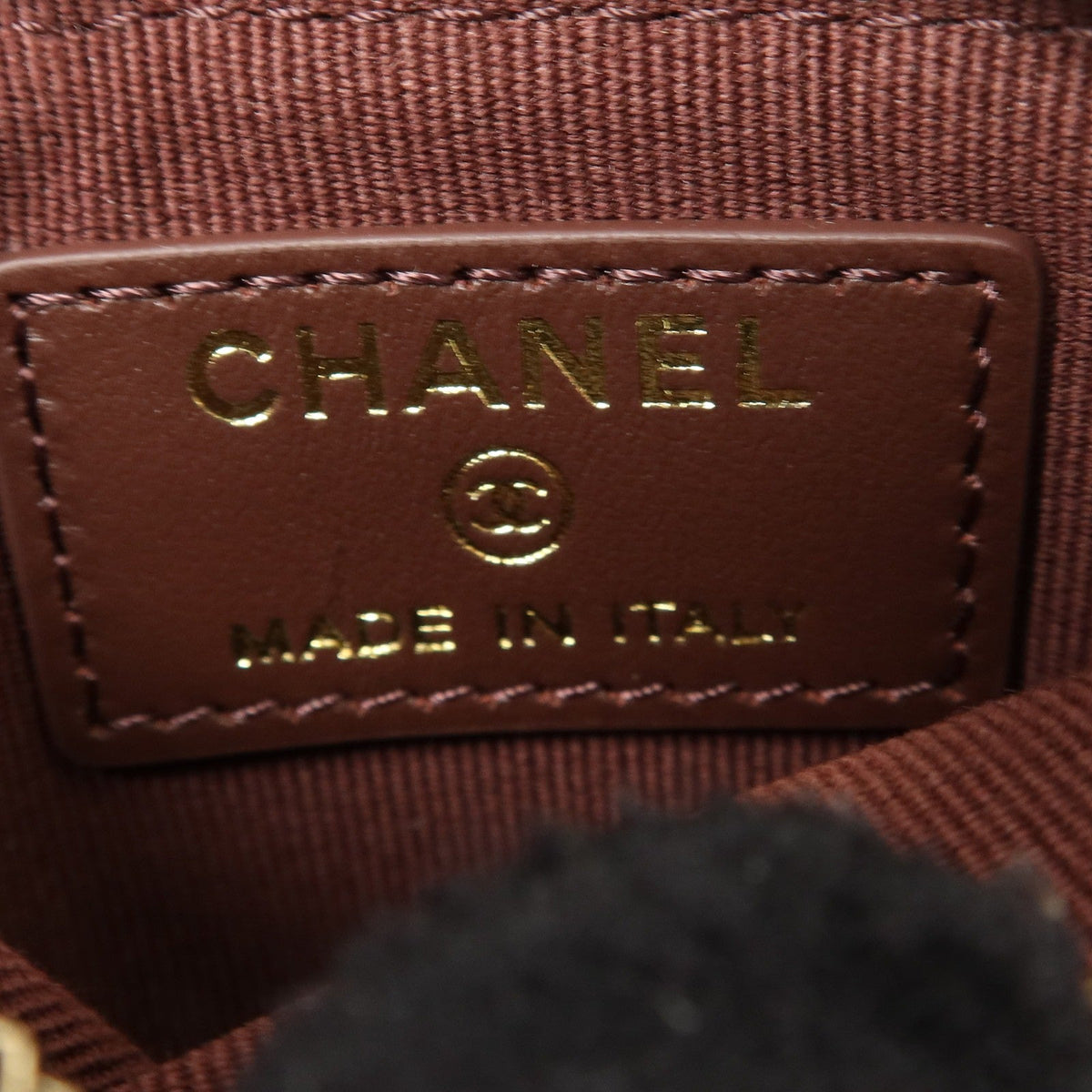 CHANEL Calfskin Card & Coin Case