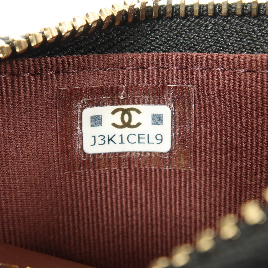 CHANEL Calfskin Card & Coin Case