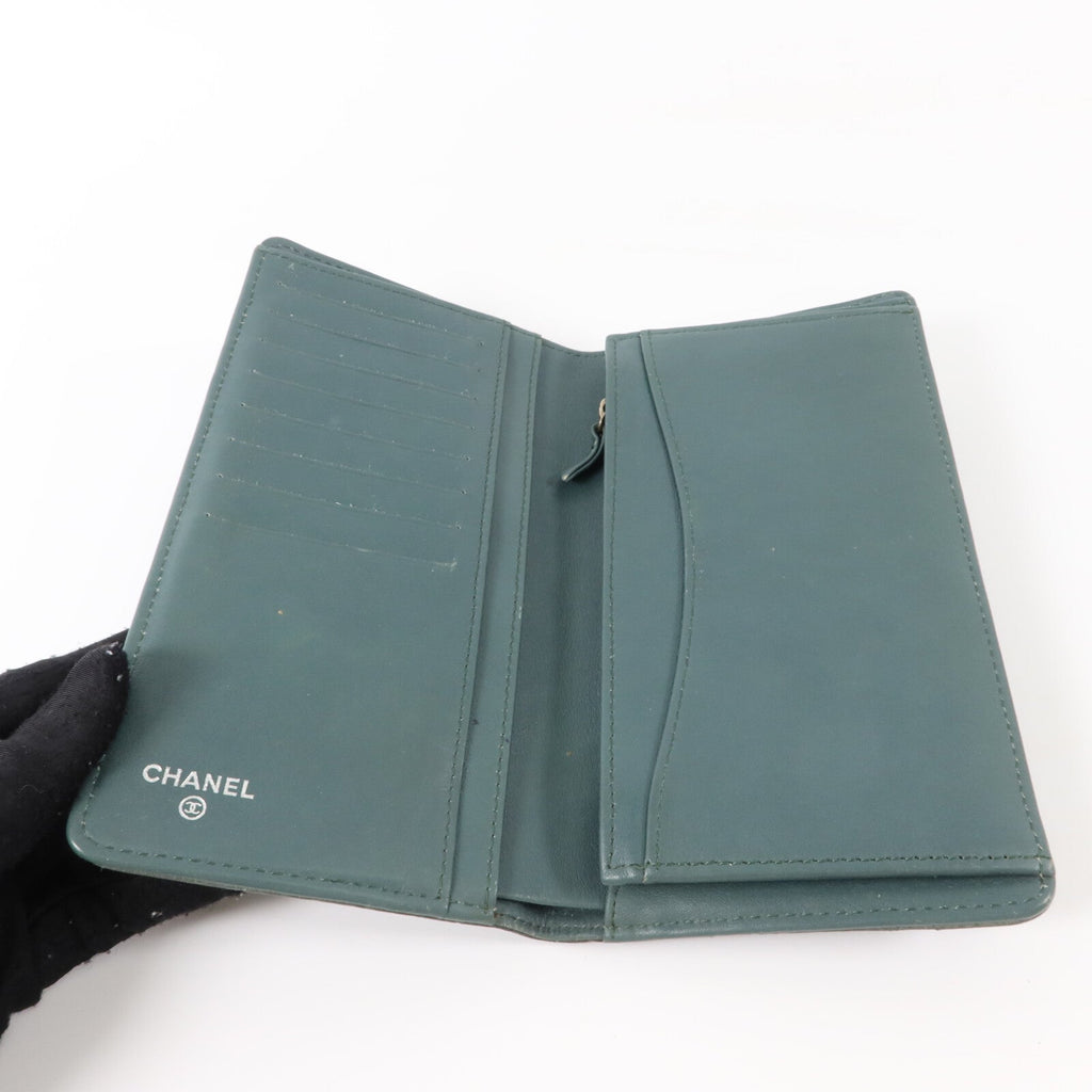 Chanel Classic Flap · Calfskin · Long Wallet