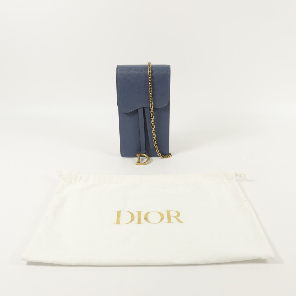 DIOR Saddle Phone Shoulder · Calfskin