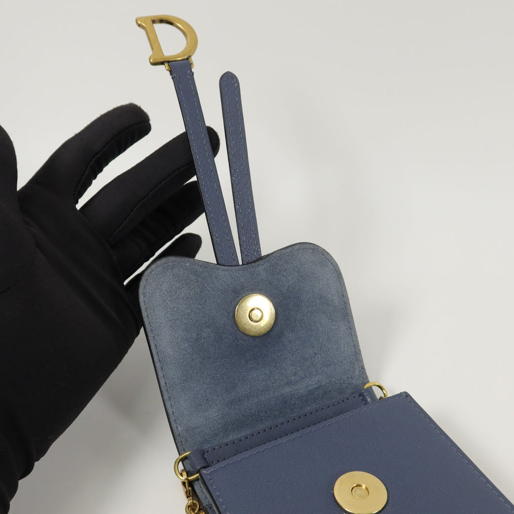 DIOR Saddle Phone Shoulder · Calfskin