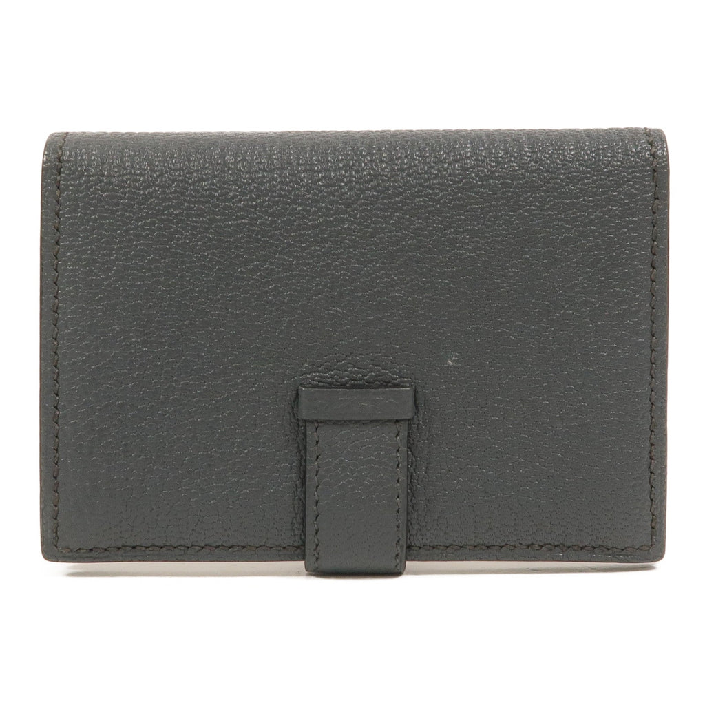 Hermès Bearn Mini · Chèvre · Gris Misty