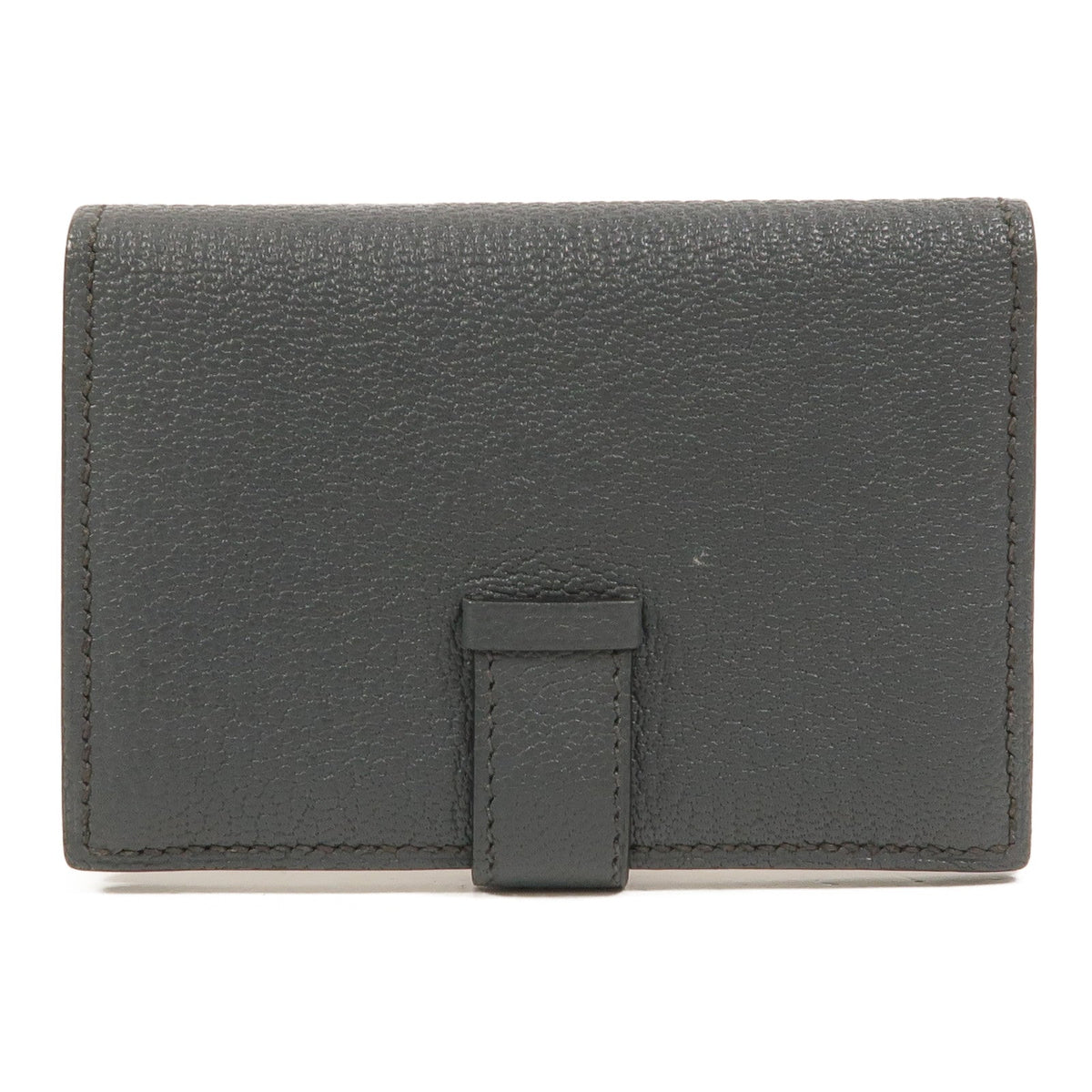 Hermès Bearn Mini · Chèvre · Gris Misty