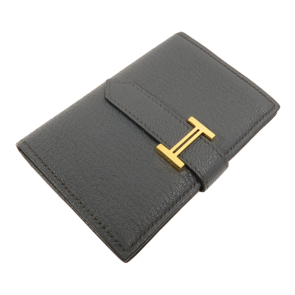 Hermès Bearn Mini · Chèvre · Gris Misty