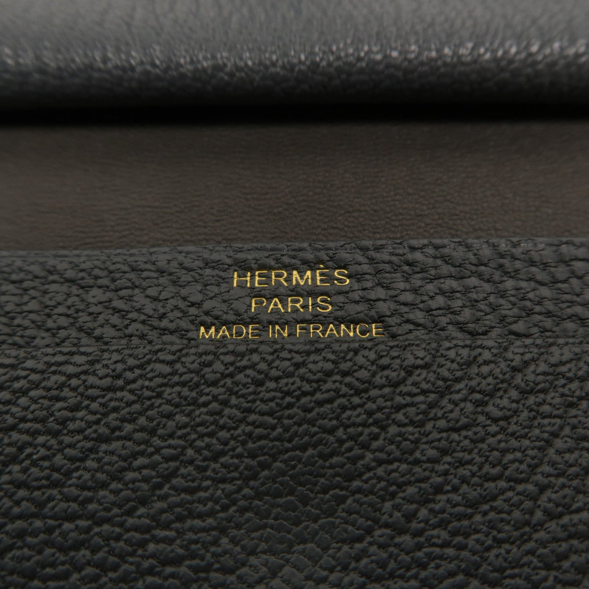 Hermès Bearn Mini · Chèvre · Gris Misty