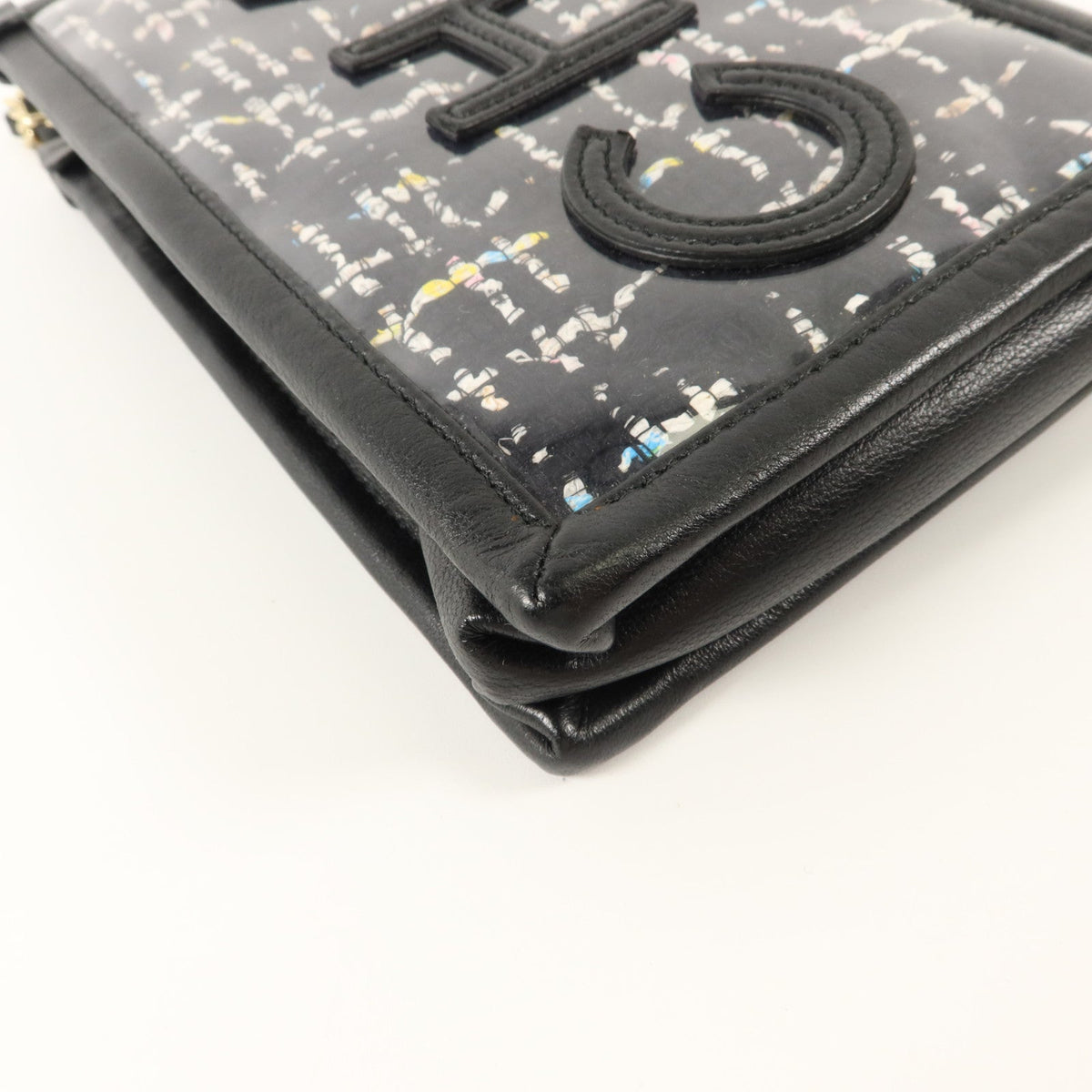 Chanel Phone Pouch · Tweed · Chain Strap
