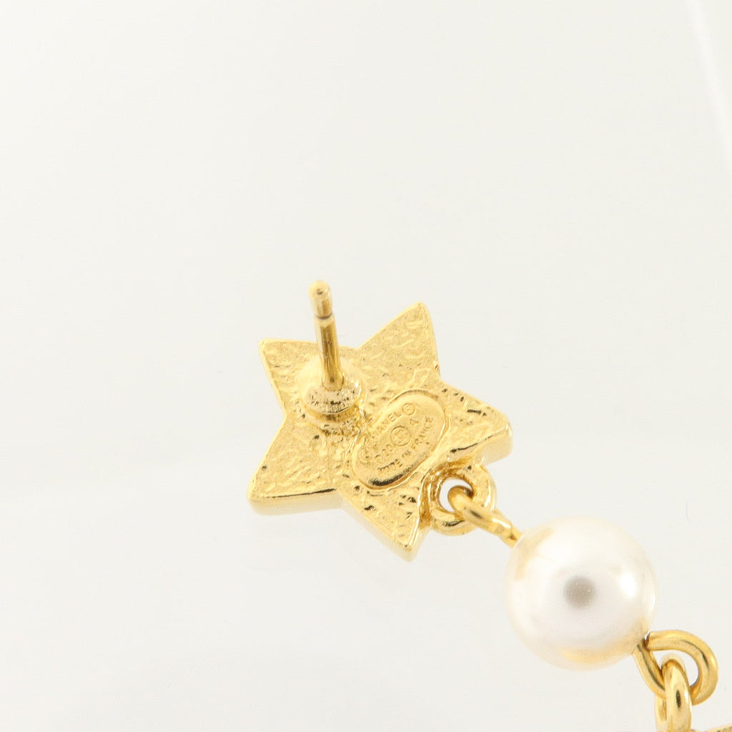 CHANEL CC Earrings · Pearl Detail