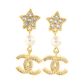 CHANEL CC Earrings · Pearl Detail