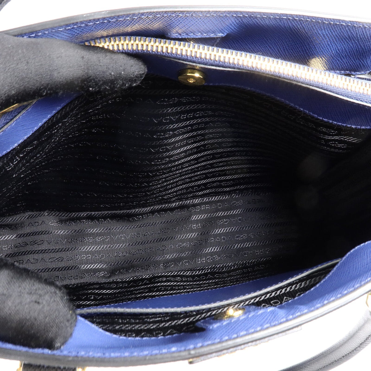Prada Two-Way · Calfskin · Bicolor