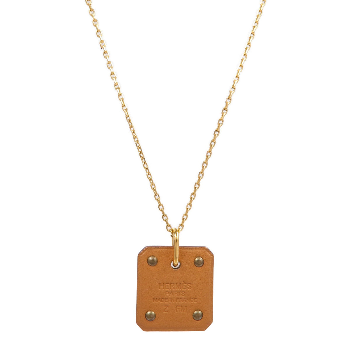Hermès As De Coeur · Gold Plated · Swift