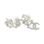 Chanel CC Earrings · Silver