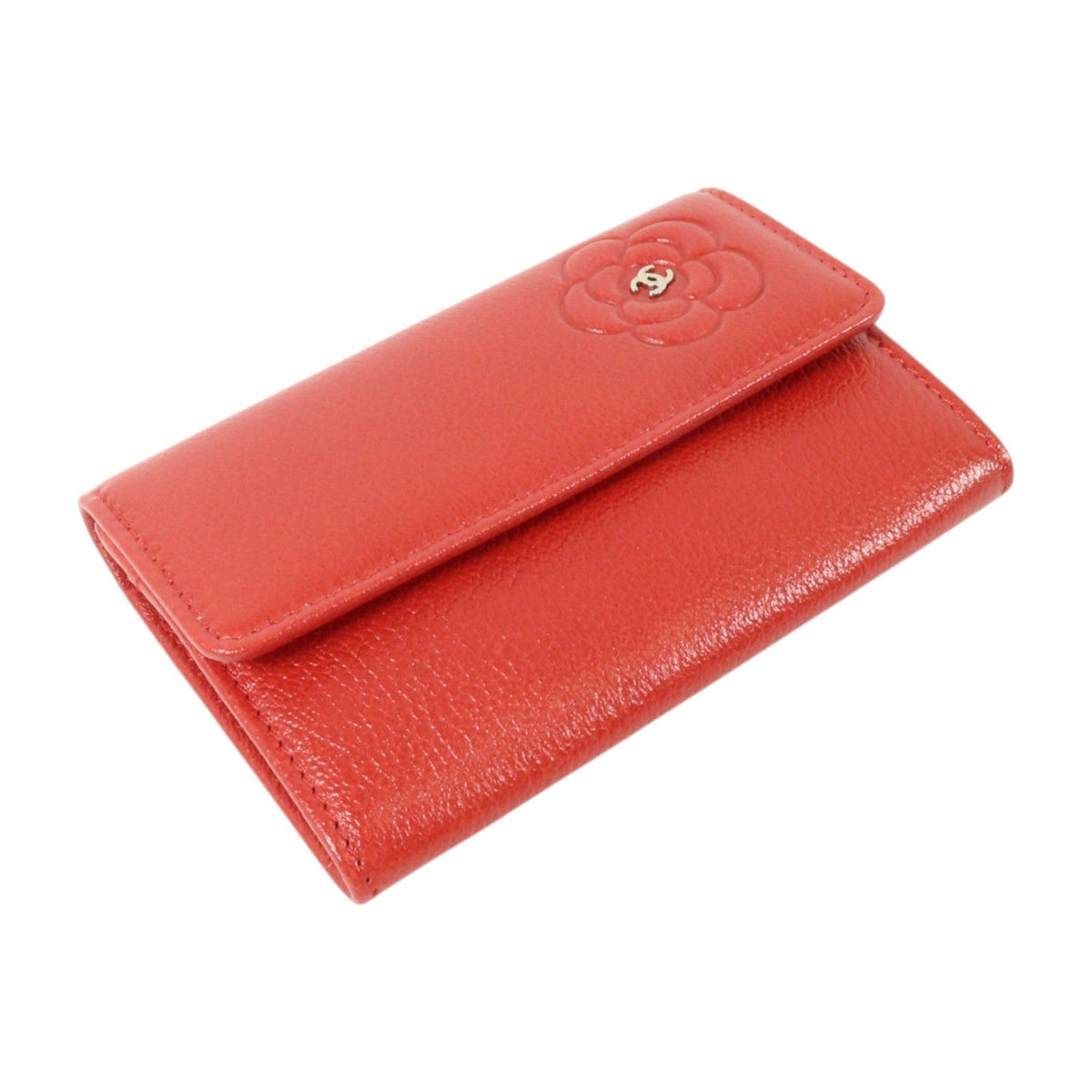 Chanel Camellia · Calfskin Card Case