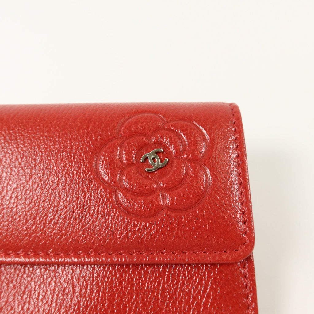 Chanel Camellia · Calfskin Card Case