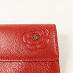 Chanel Camellia · Calfskin Card Case