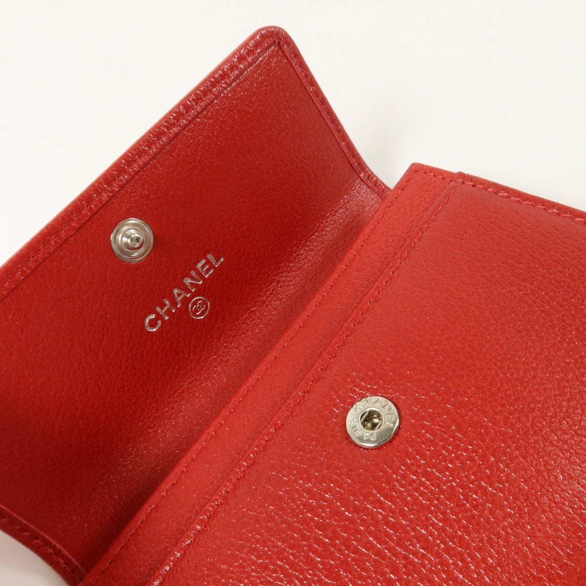 Chanel Camellia · Calfskin Card Case