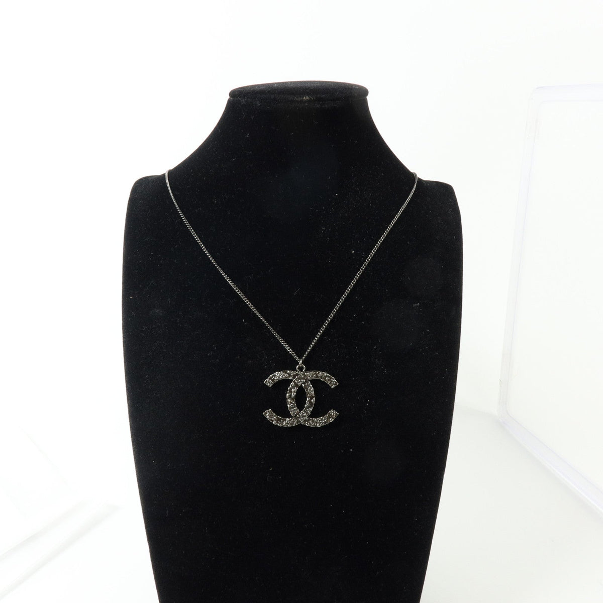 Chanel So Black CC Pendant Necklace