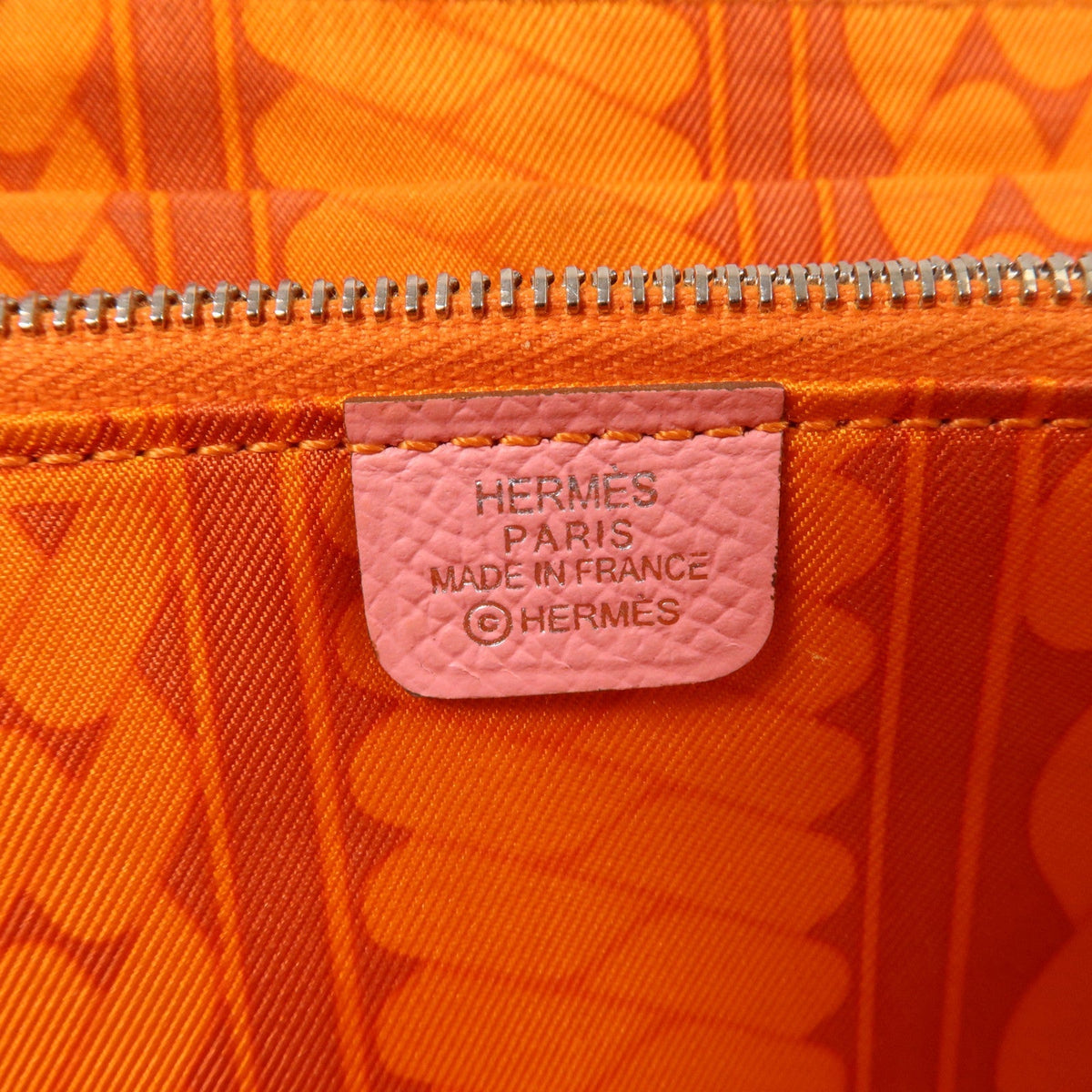 Hermès Silk'In · Epsom · Rose Azalée