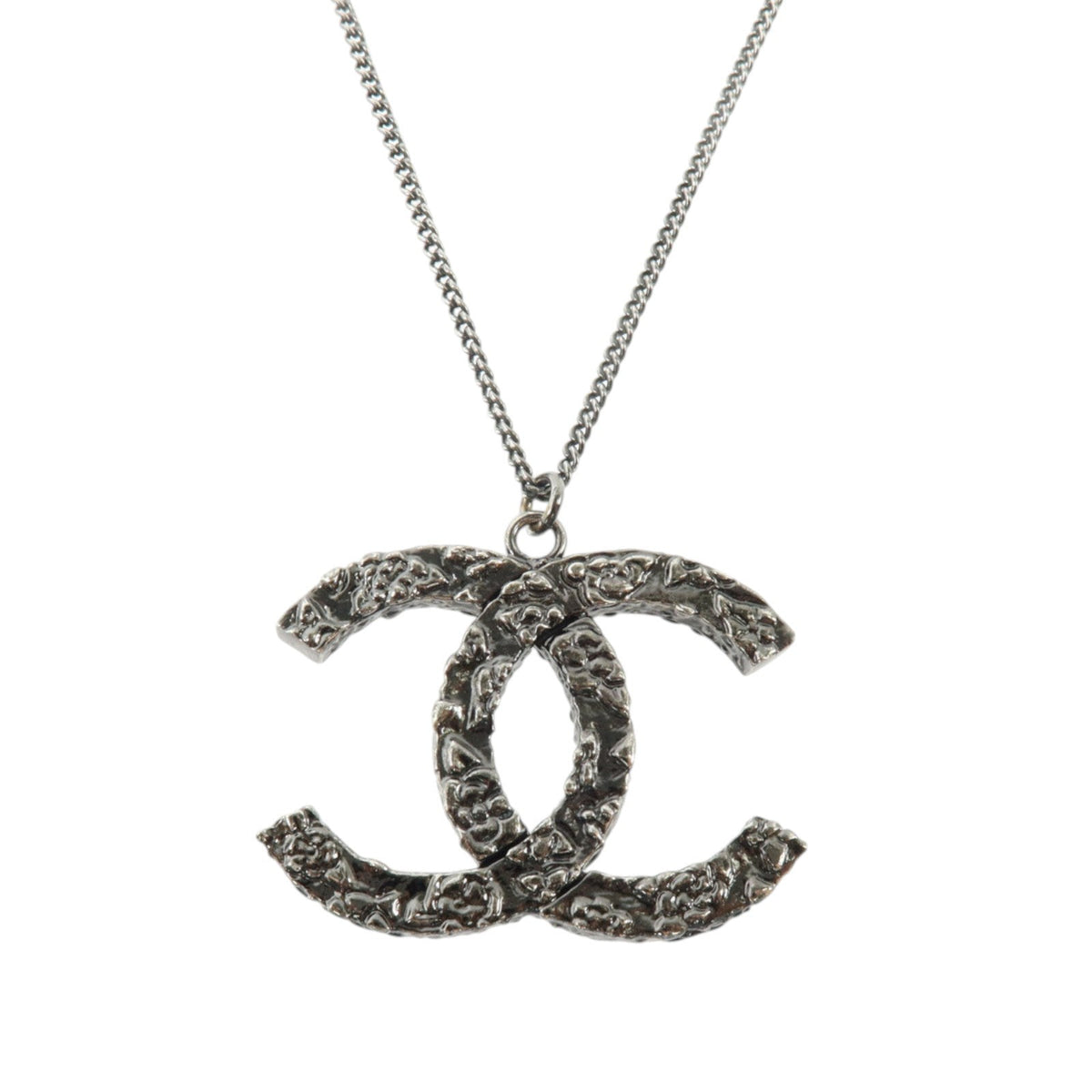 Chanel So Black CC Pendant Necklace