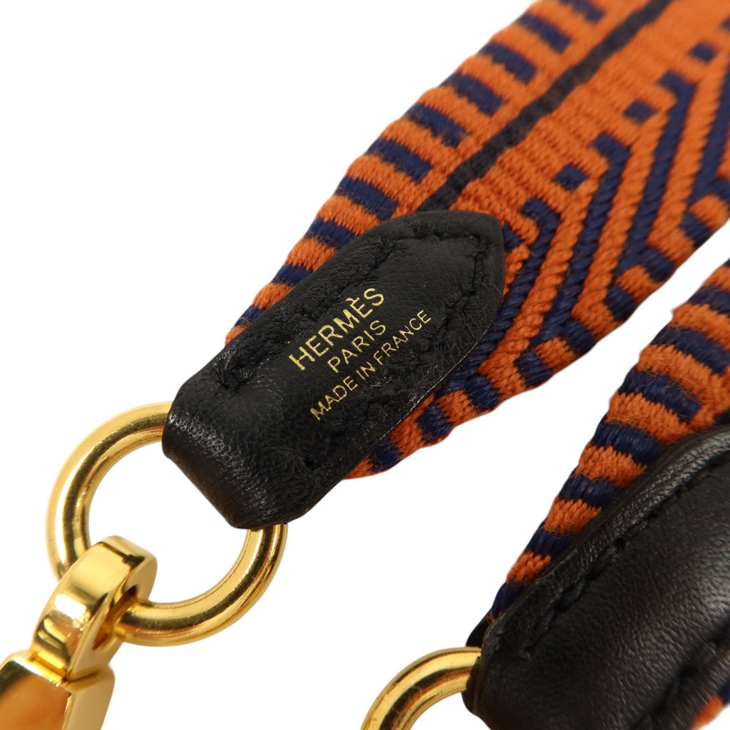 HERMÈS Sangle Cavale · Canvas & Swift