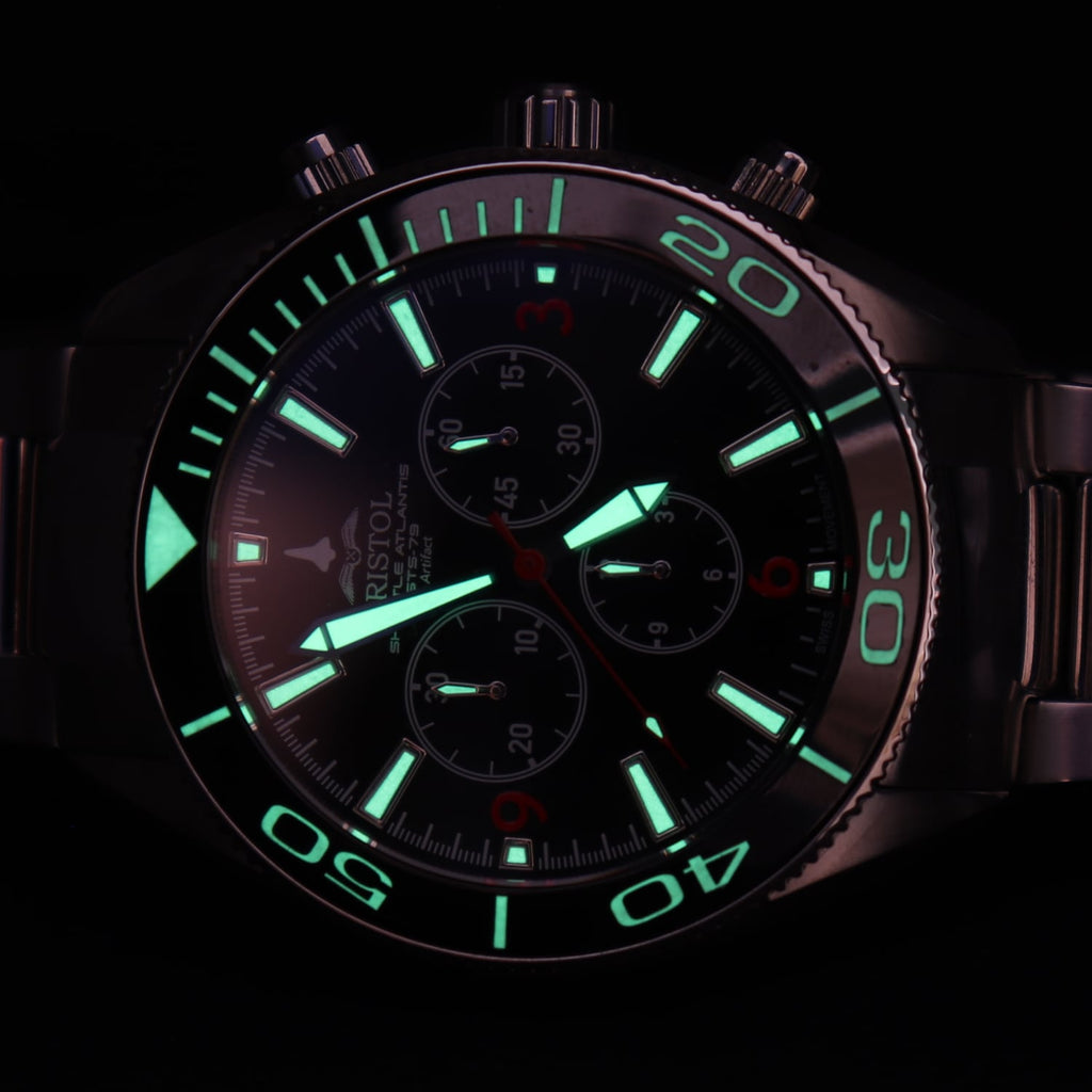 Space Shuttle Atlantis Tribute - Stainless Steel, White Dial