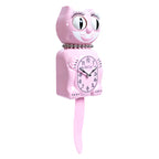 Retired Retro Pink Lady Kitchen Edition Kit-Cat Klock