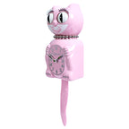 Retired Retro Pink Lady Kitchen Edition Kit-Cat Klock
