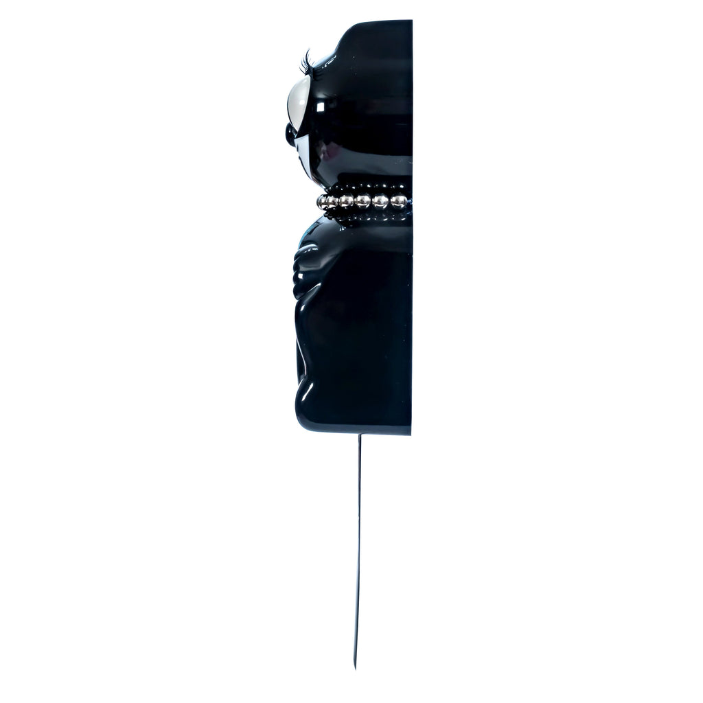Retired Retro Black Lady Kitchen Edition Kit-Cat Klock