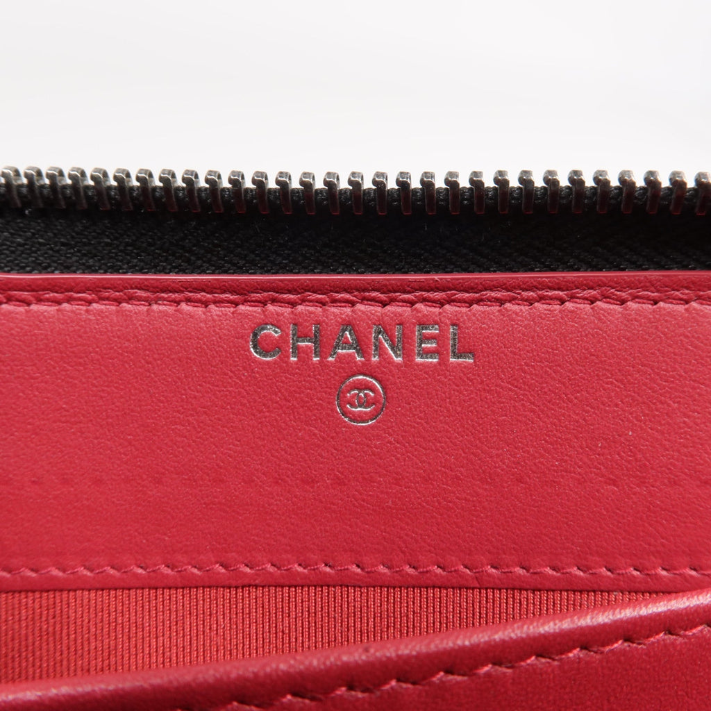Chanel CC · Calfskin Long Wallet
