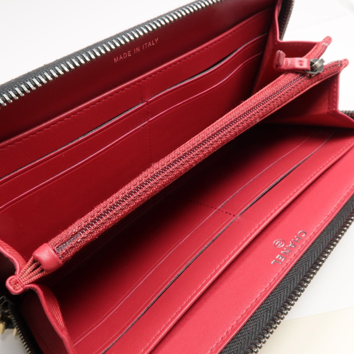 Chanel CC · Calfskin Long Wallet