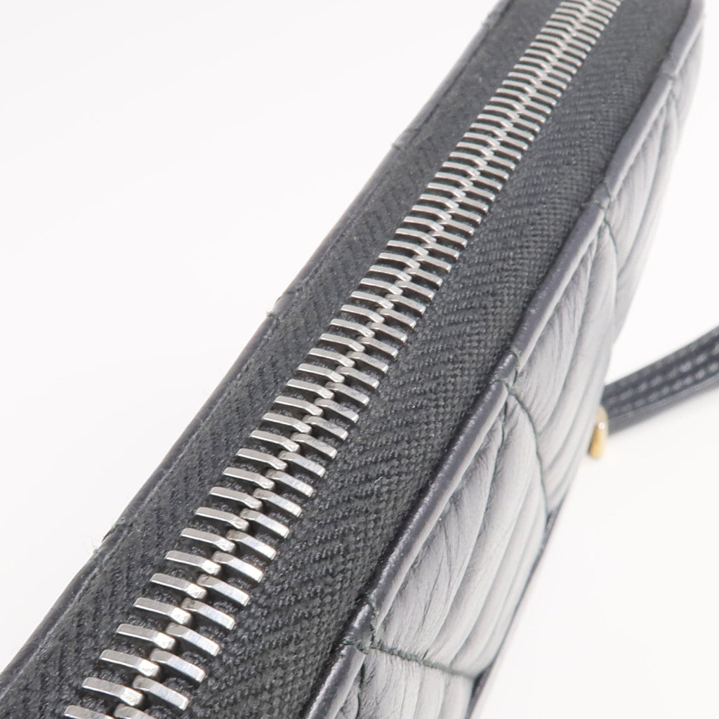 Chanel CC · Calfskin Long Wallet