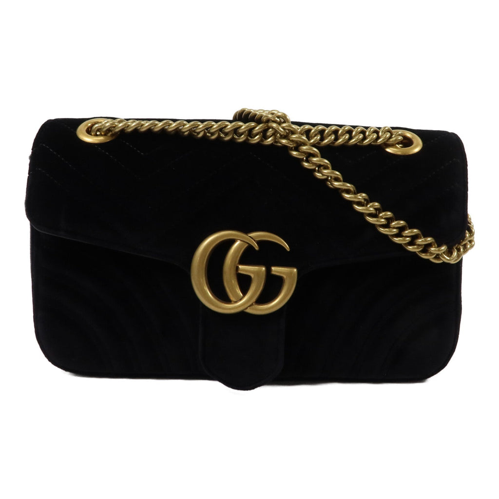 Gucci Marmont · Chain Shoulder Bag · Velvet