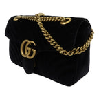 Gucci Marmont · Chain Shoulder Bag · Velvet