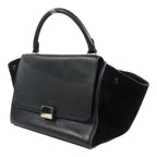 Celine Small Trapeze · Calfskin Suede