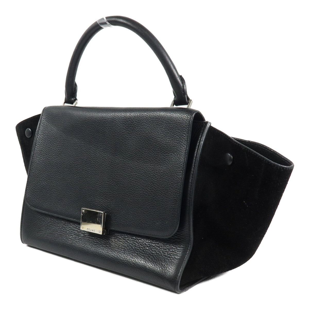 Celine Small Trapeze · Calfskin Suede