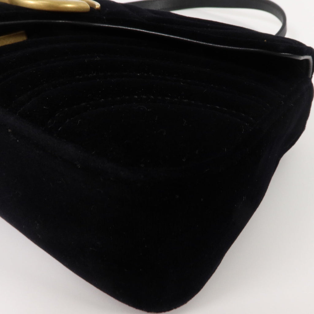 Gucci Marmont · Chain Shoulder Bag · Velvet